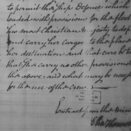 Document, 1779 July 07