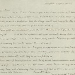 Document, 1823 April 05
