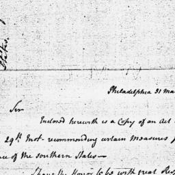 Document, 1779 March 31