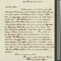 Document, 1823 August 19