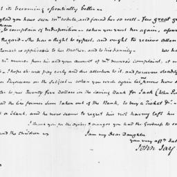 Document, 1822 April 02
